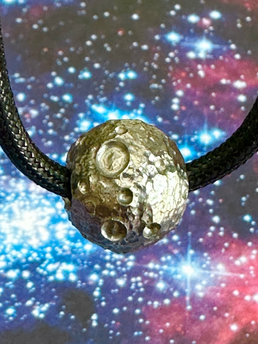 Meteorite Moon Necklace